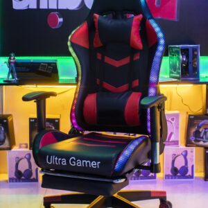 SILLA ULTRA GAMER SHIBUYA ALTA CALIDAD CON LUZ RGB