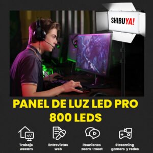 PANEL DE LUZ DE 800 LEDS CON BATERIAS